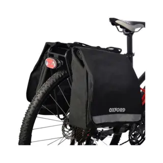 OXFORD Sykkelveske dobbel C20 Double Bag 20L svart