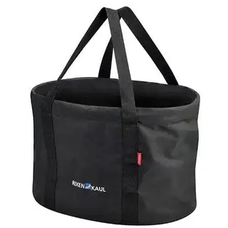 AGU Shopper KlickFix Kurv Sort Sort, stål/stoff, 24l, uten KF-brakett